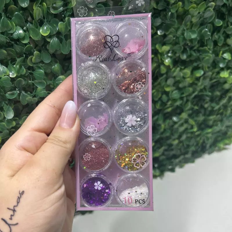 Caixinha C/10 Glitter 0034