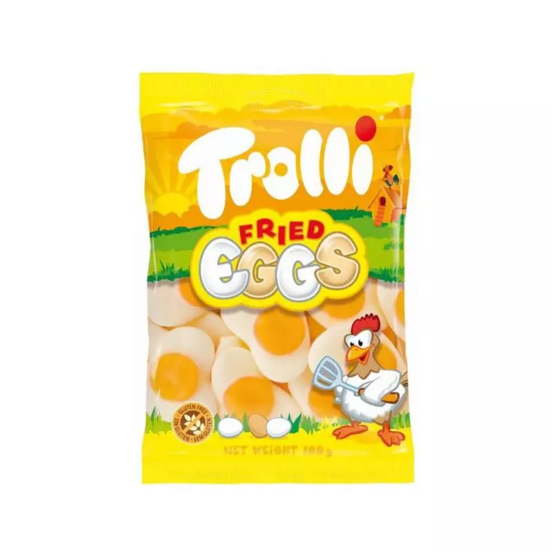 Trolli fried eggs