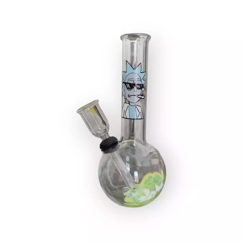 Bong Vidro Mini Rick Morty 11cm