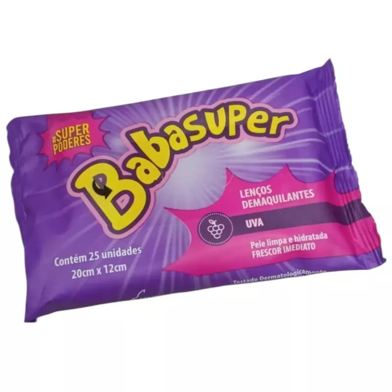 LENÇO BABASUPER UVA 25 Uni
