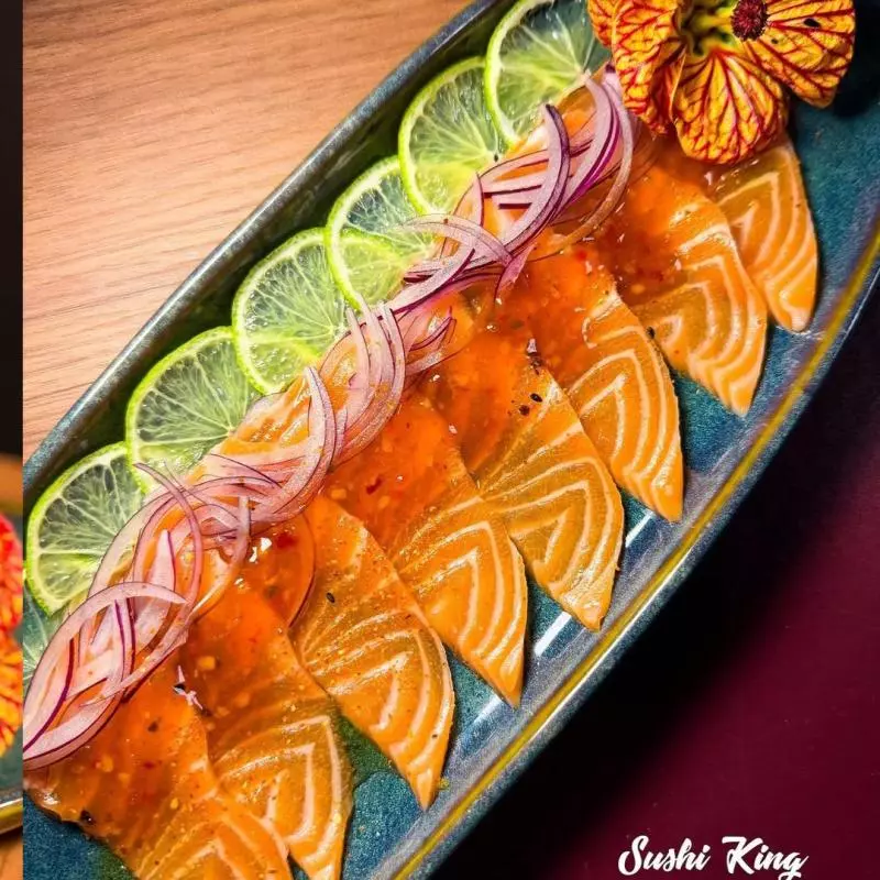 Carpaccio de salmão