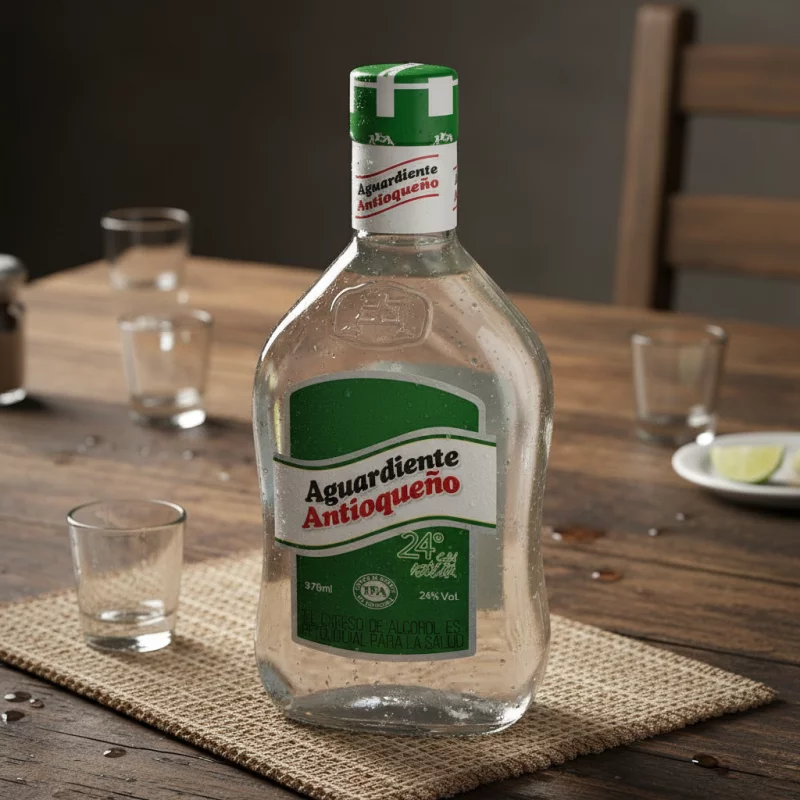 Media Aguardiente Verde
