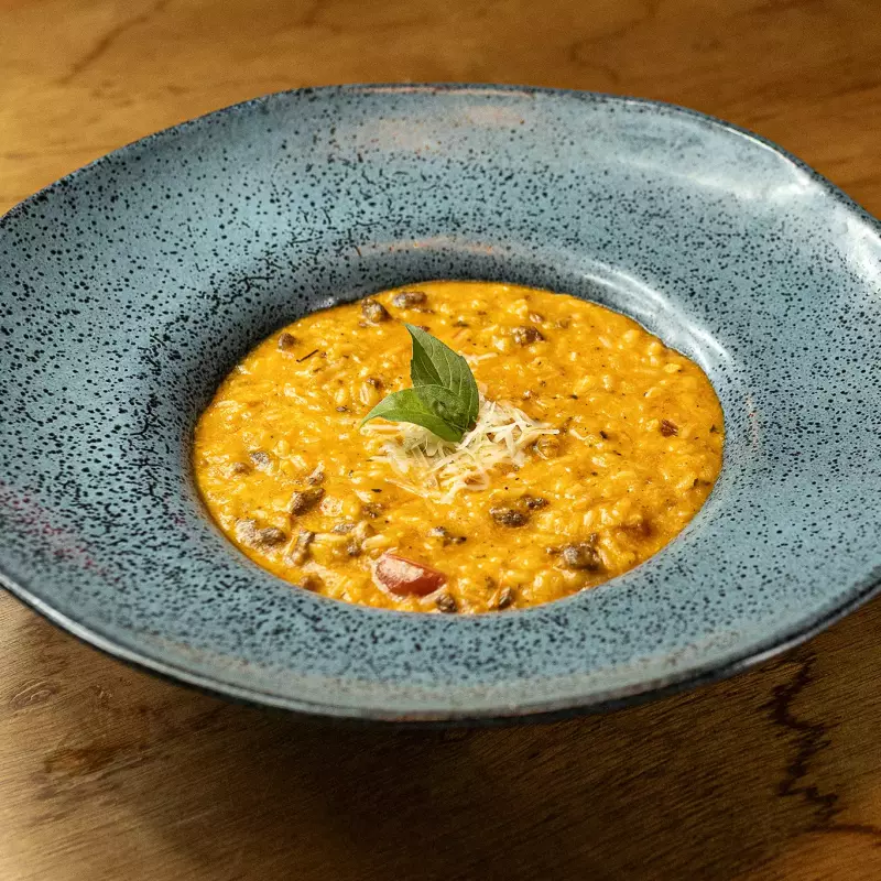 Risoto de Filé Mignon