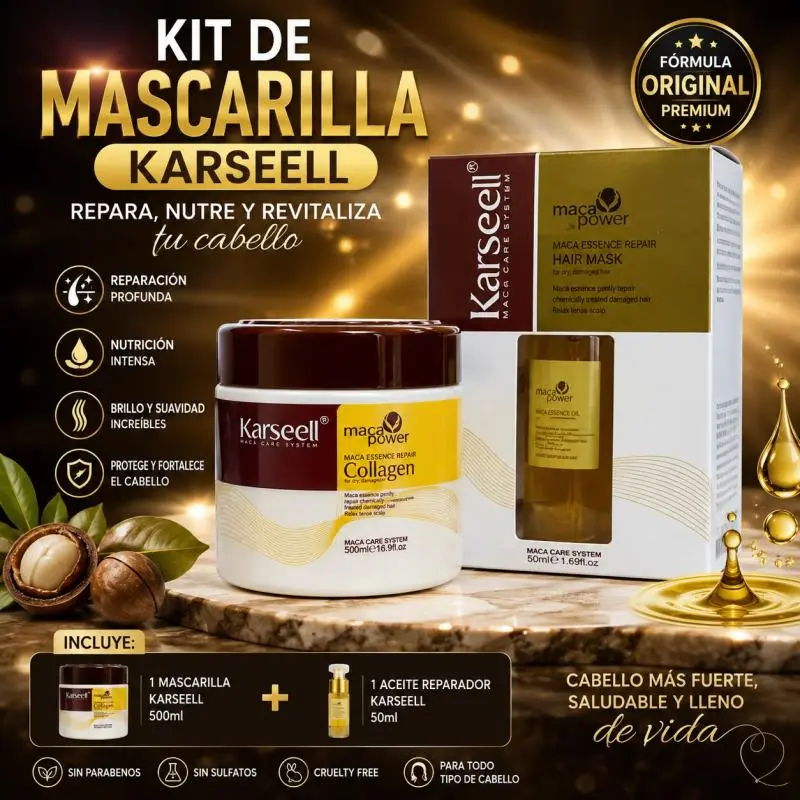 🌟KIT MASCARILLA MAS ACEITE KARSSELL
