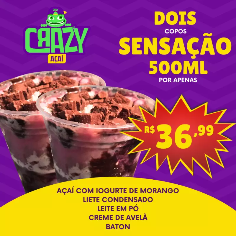 Promo Combo Sensação 500 ml