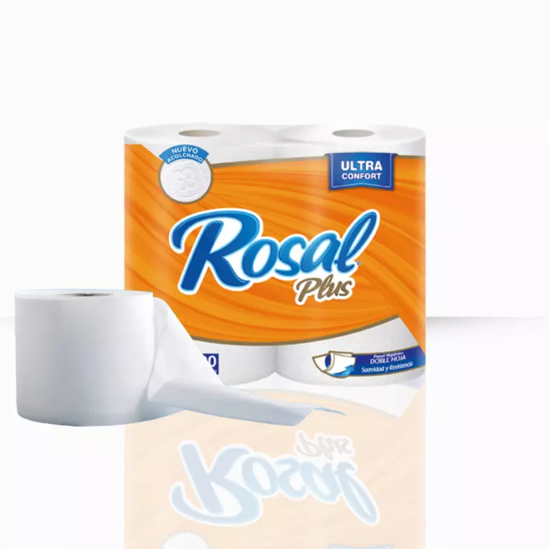 PAPERL HIGIENICO ROSAL (NARAN.) 400H