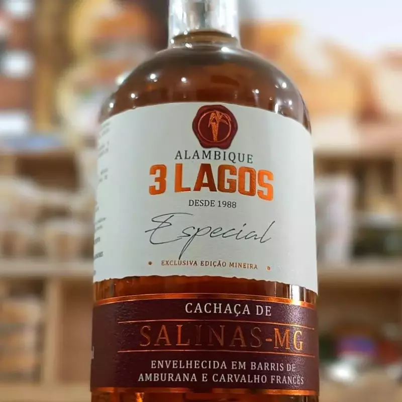Cachaça Especial 3 Lagos 750ml