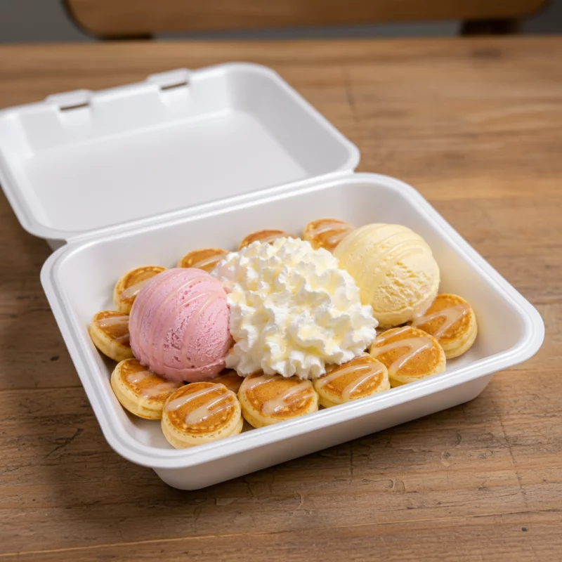 Mini Hotcake con Helado