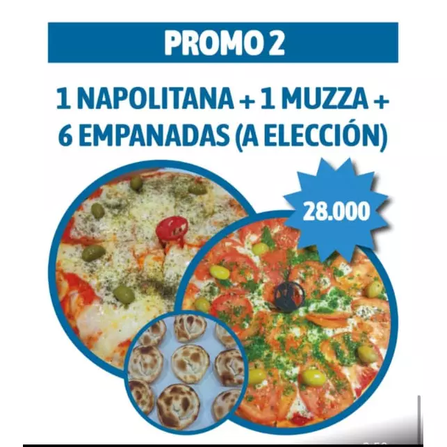 PROMO 2 (1 NAPO 1 MUZA 6 EMPANADAS)