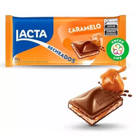 Ao leite + caramelo 80g