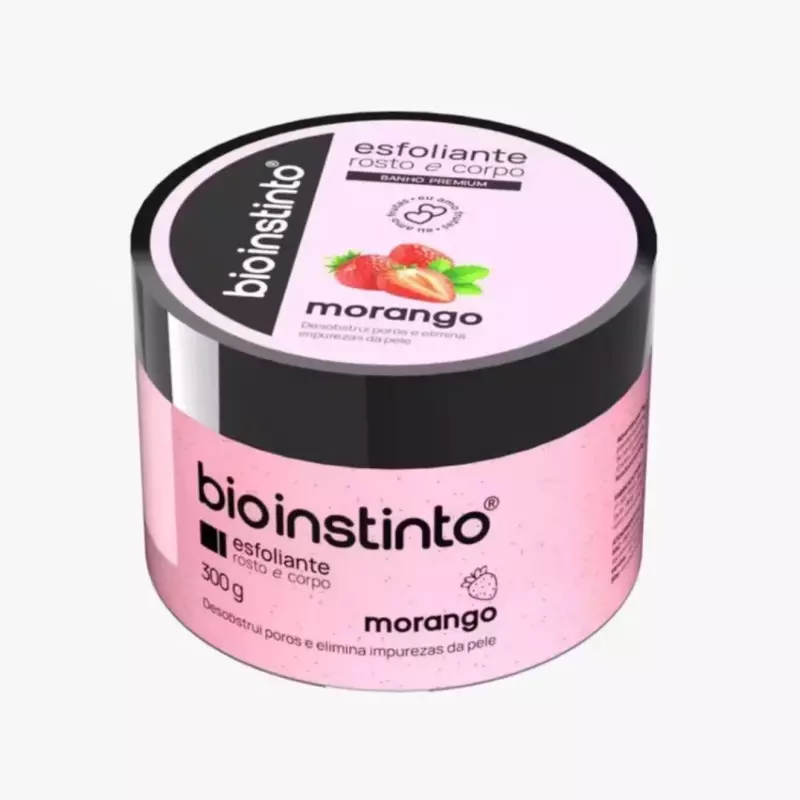 ESFOLIANTE MORANGO 300g bio instinto