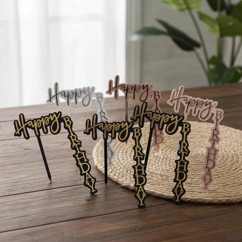 141 TOPPER HAPPY BIRTHDAY - 15X11CM