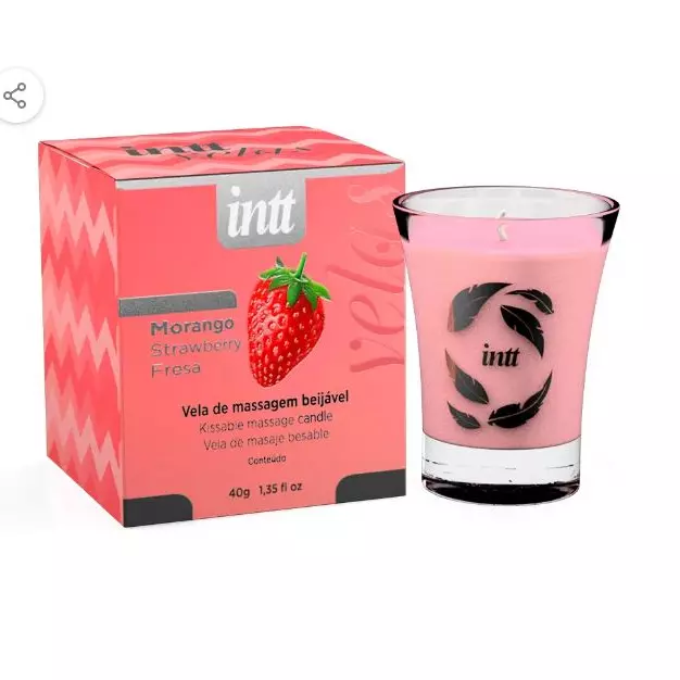 Vela Para Massagem Beijável Intt