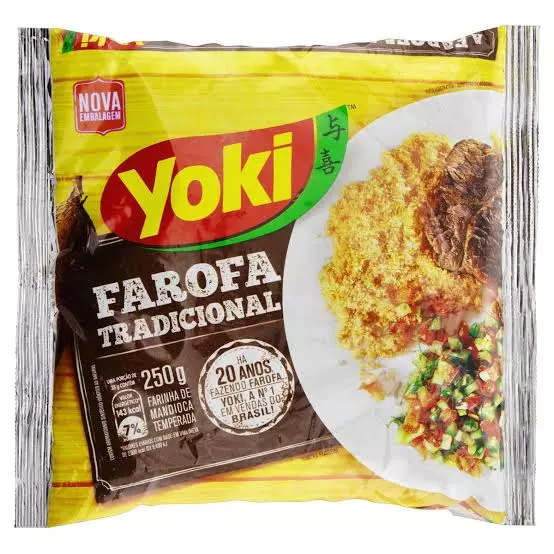 Farofa de mandioca temp. Yoki 400g