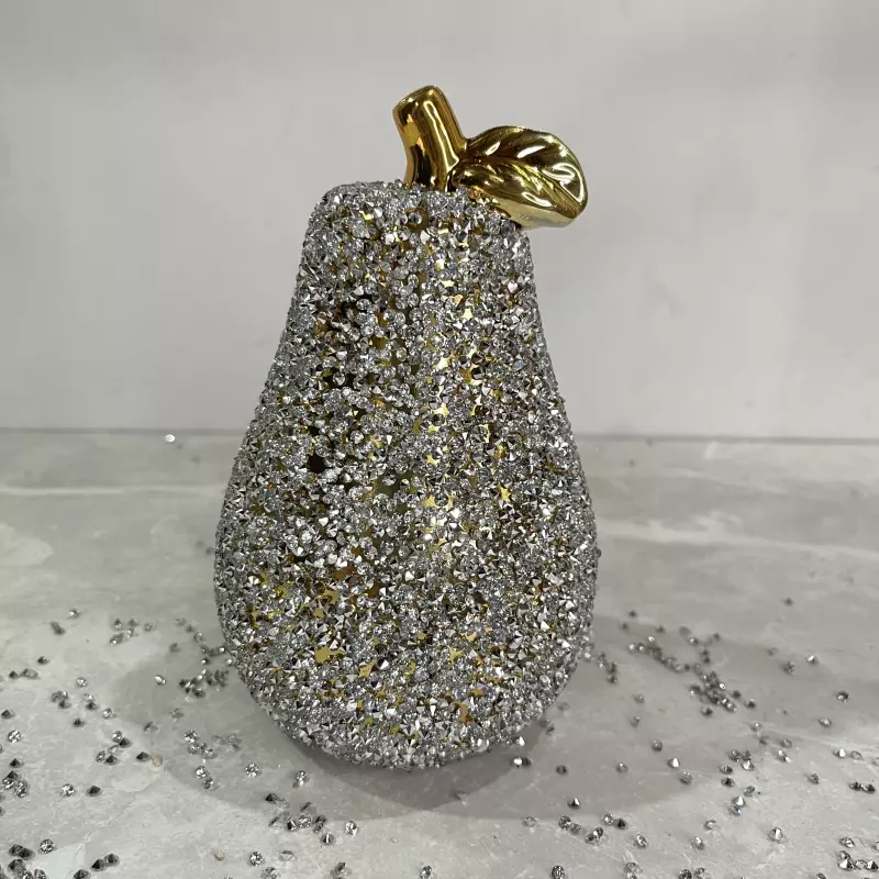 PERA PLATEADO CON DORADO REF 3028-4