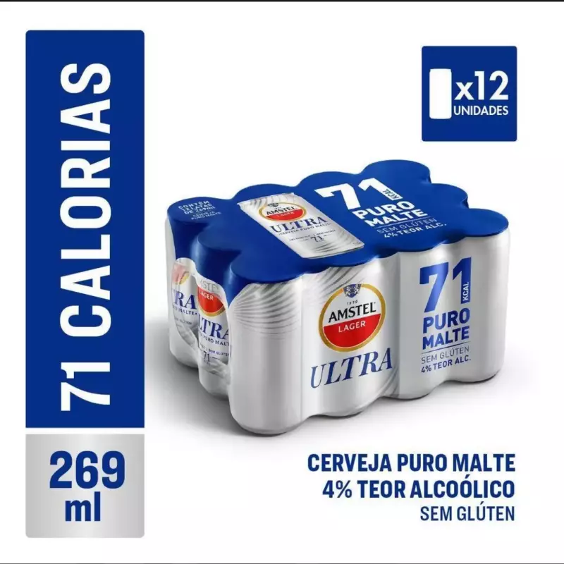 Cerveja Amstel Ultra 269ml 12und