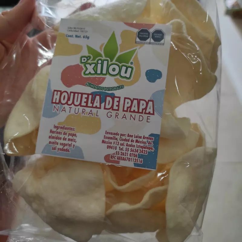 Hojuelas de papa natural
