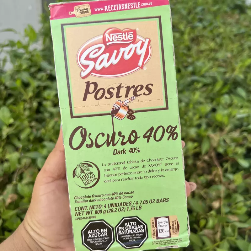 Postre Savoy cacao verde