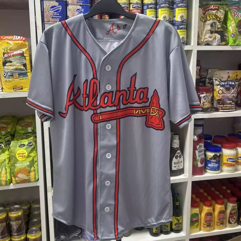 Camisa Atlanta Gris talla S