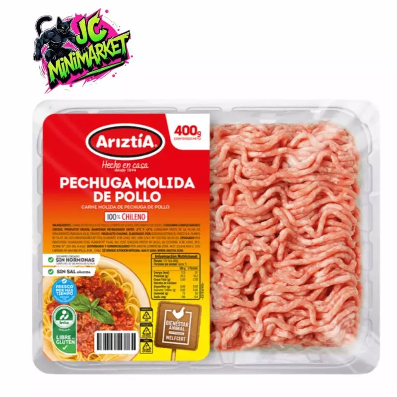 MOLIDA DE POLLO 400G ARIZTIA