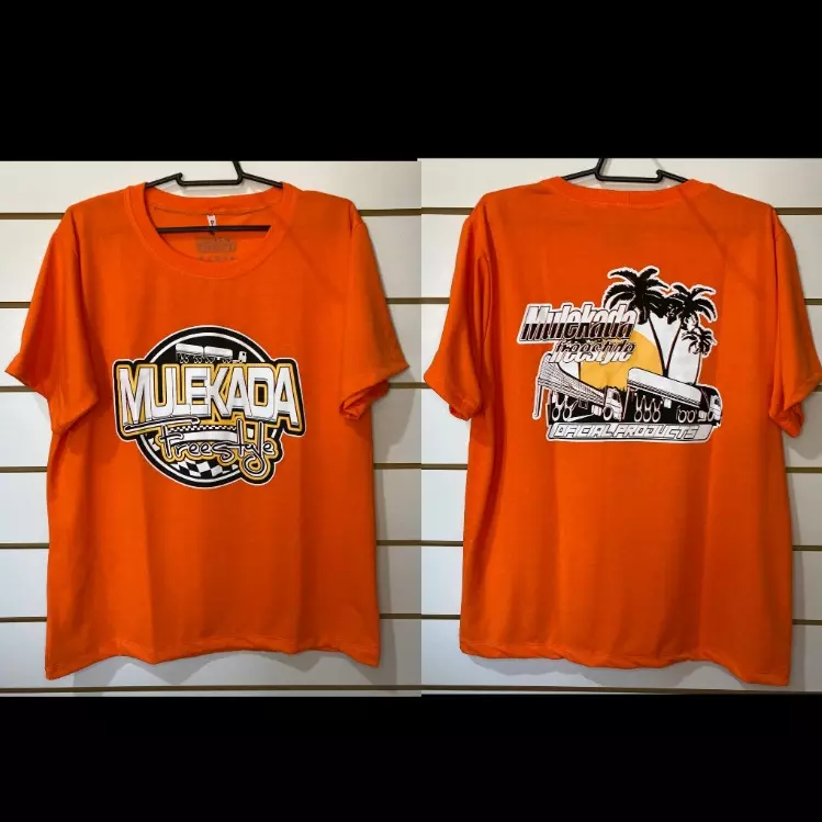 CAMISETA TRASEIRA ALTA LARANJA
