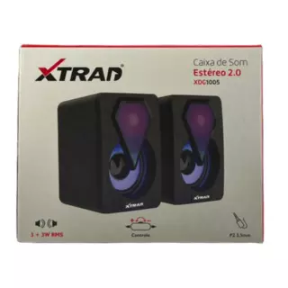 CAIXA DE SOM P/PC XTRAD 6W XGD1005