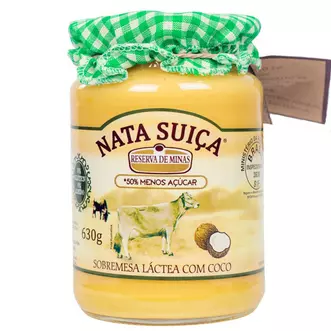 Doce de Leite Nata Suíça com Coco