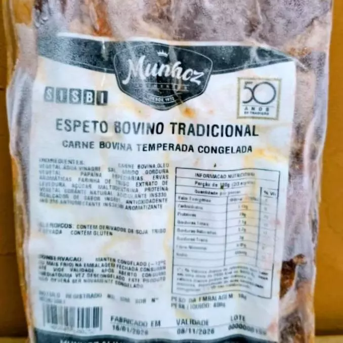 ESPETO BOVINO TRADICIONAL 480g
