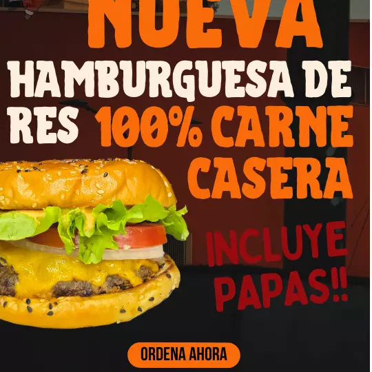 Hamburguesa de Res