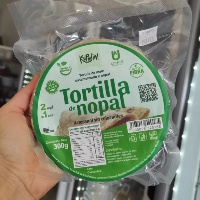Tortilla de nopal