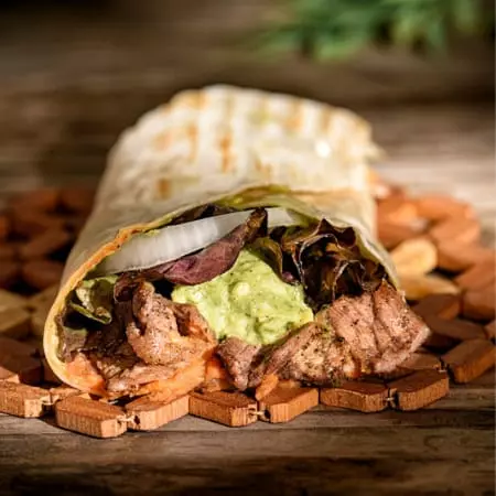 Wrap Asada/Guacamole