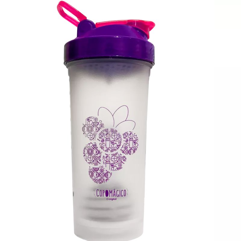 Copo Mágico PSSlim 600ml Transp|Roxo