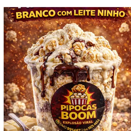 Pipoca Bum Ninho Supreme -Balde de 1