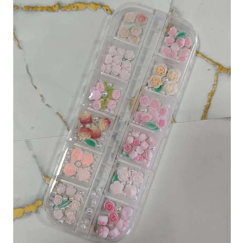 Caixinha C/Flor 6D Rosas