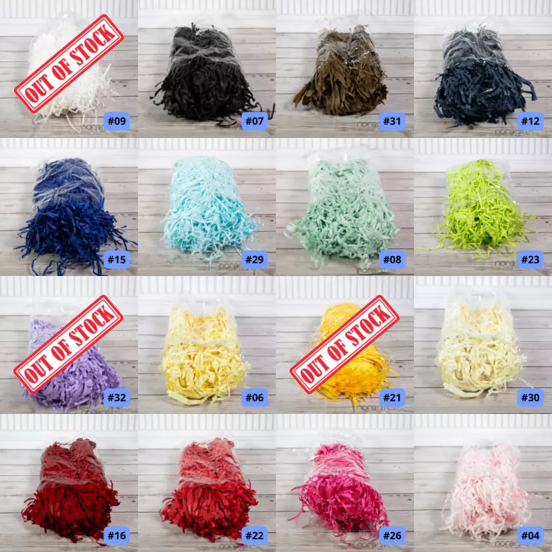 Viruta papel unicolor 100 gr