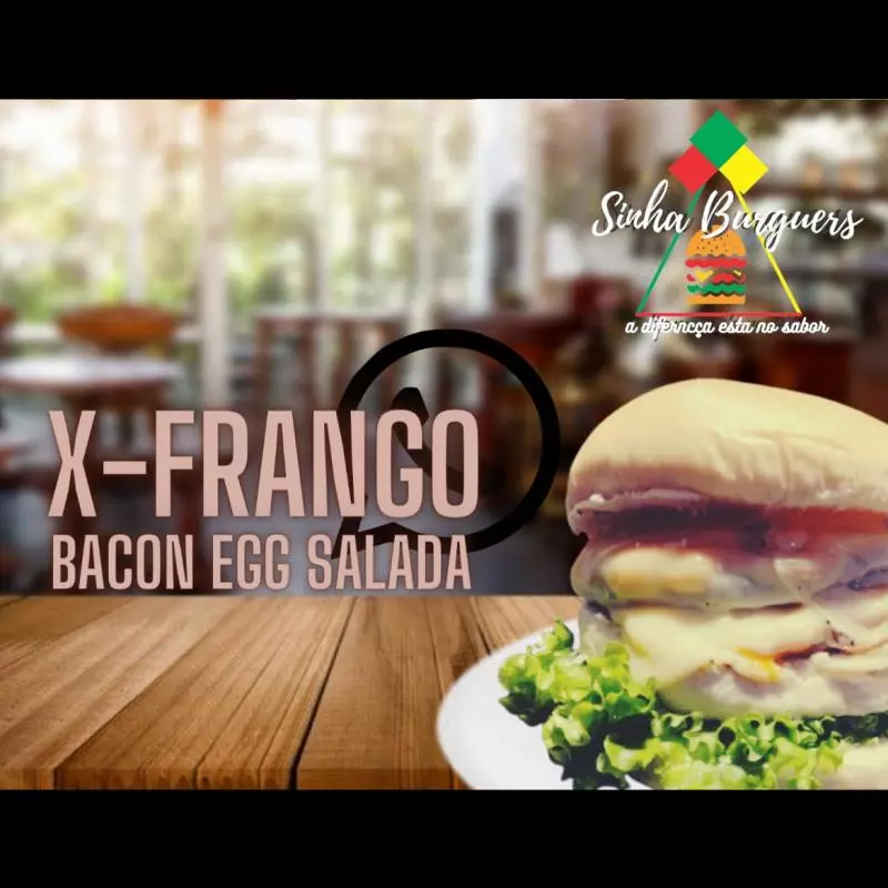X - frango bacon egg salada