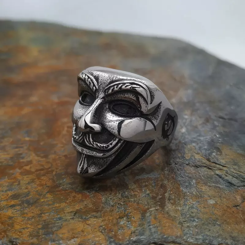 Anonymous Mask Ring