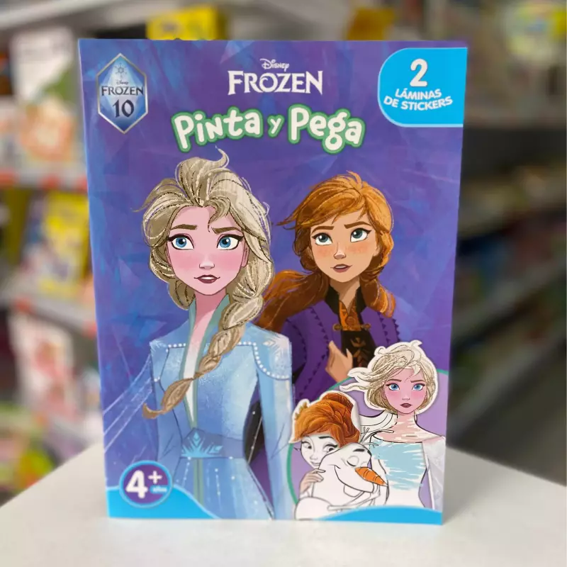 PINTA Y PEGA - FROZEN