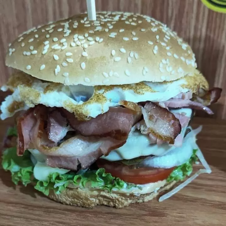 Hambúrguer Smash Burguer da Casa