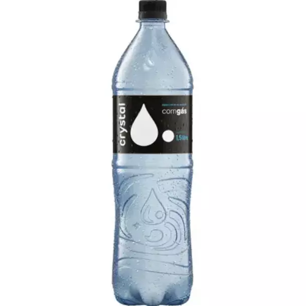 Água Crystal Com Gás 1,5L