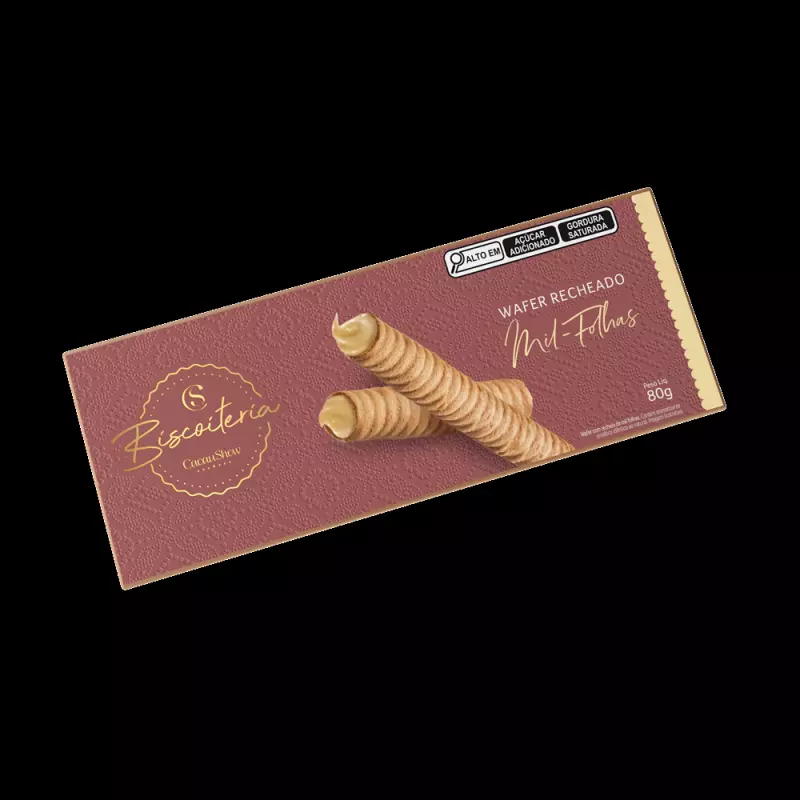Wafer mil folhas 80g