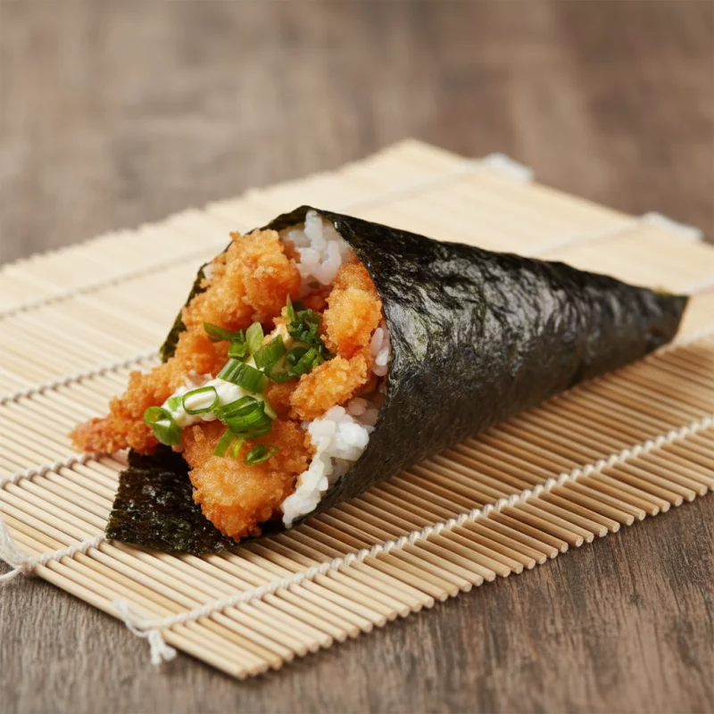 Temaki de Salmão Empanado