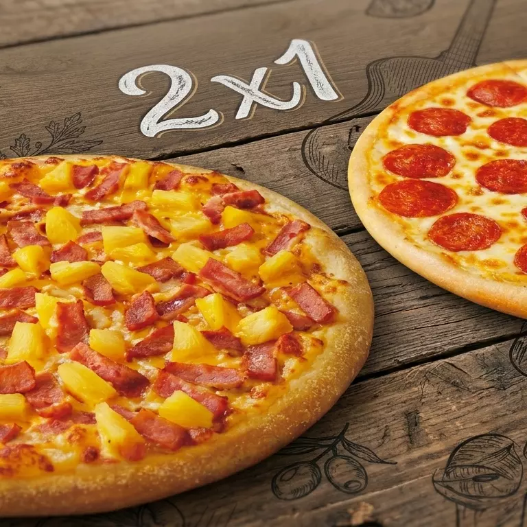2x1 PIZZA GRANDE CUALQUIER SABOR