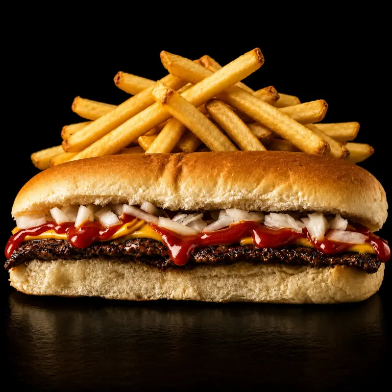 Lomito Libra + Papas Fritas