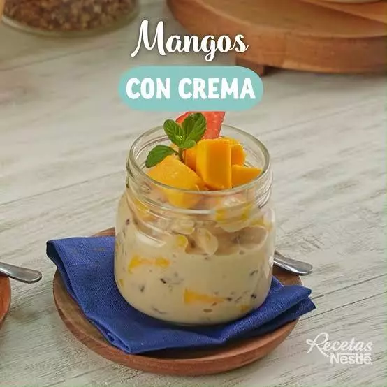 Mangos con crema