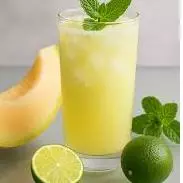 Melão, hortelã e limão