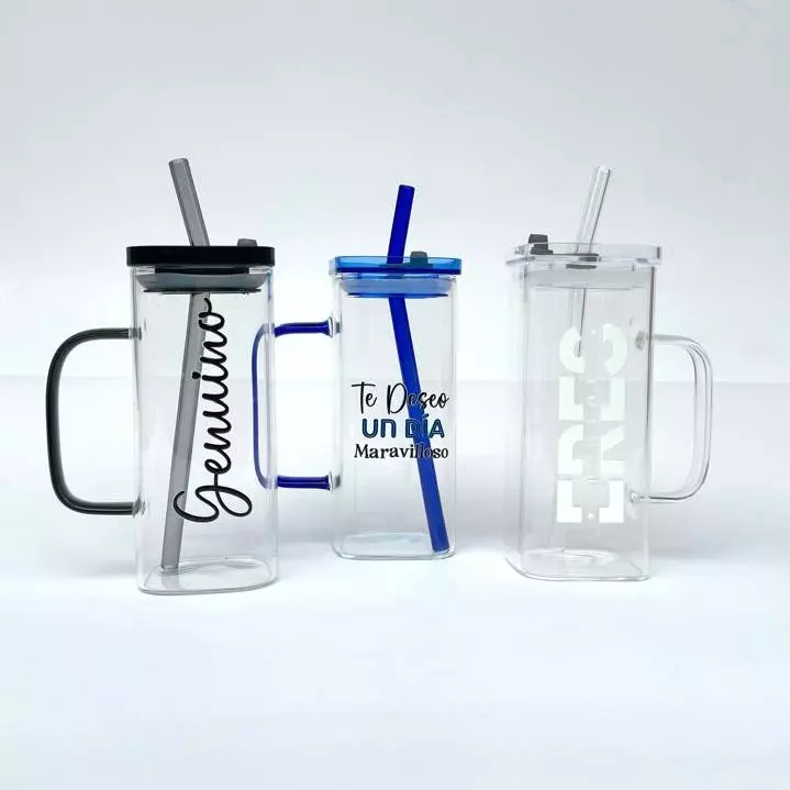 Vaso pitillo cuadrado masculino