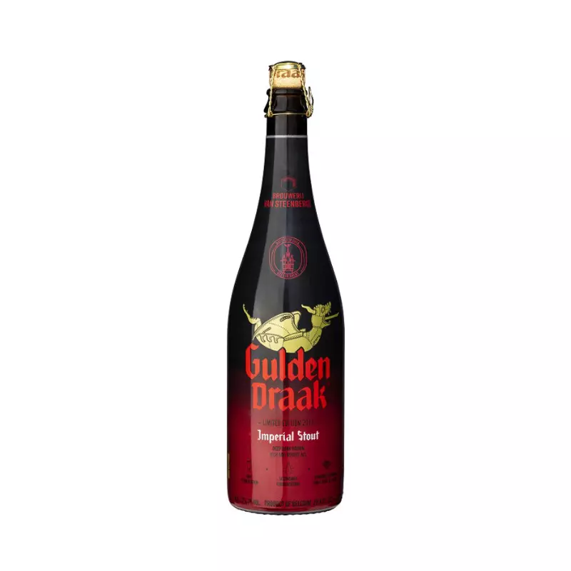 Cerveza Gulden Draak Stout 12º 750 c