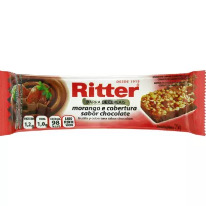 Barra Cereal  Morango - 25 gramas