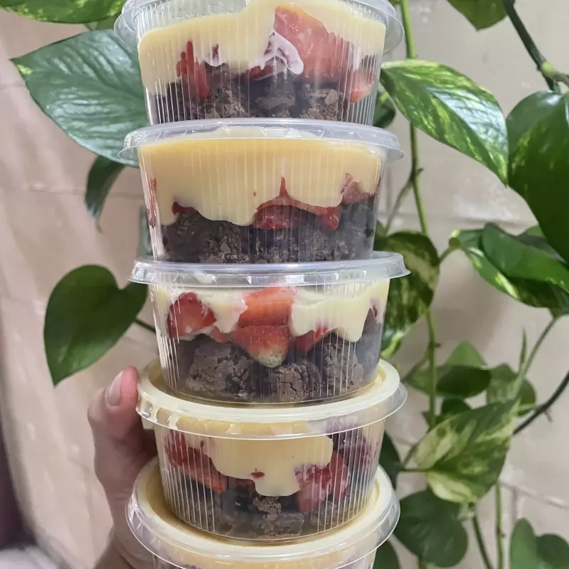 Escondidinho de Brownie